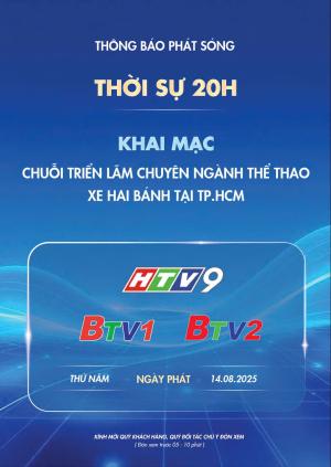 KINGDA KÍNH MỜI ĐÓN XEM THỜI SỰ 20H – HTV9 / BTV1 / BTV2